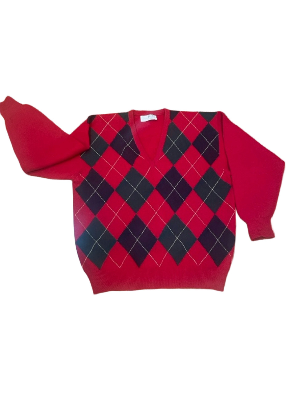 Pringle wool Argyle V-Neck Sweater - Men